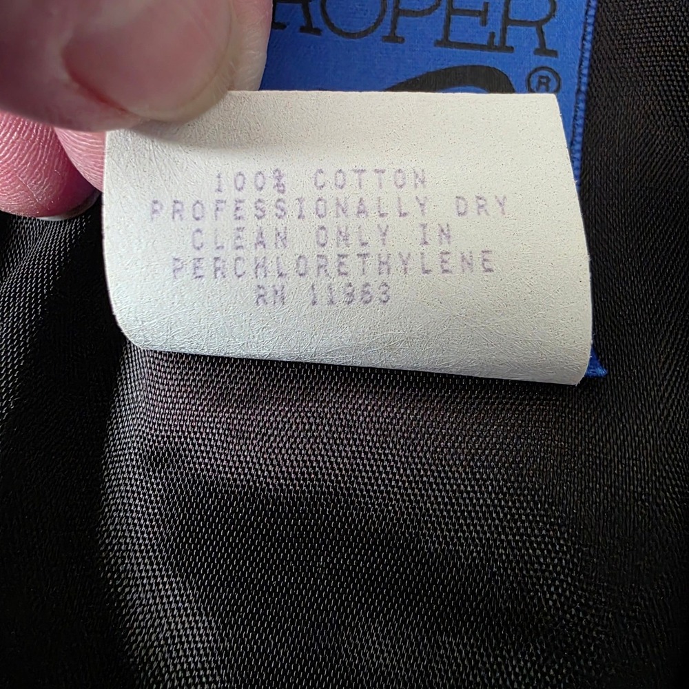 VINTAGE 90's Roper‎ Womens Blanket Blazer Jacket Button Front Pockets Medium - Picture 7 of 10